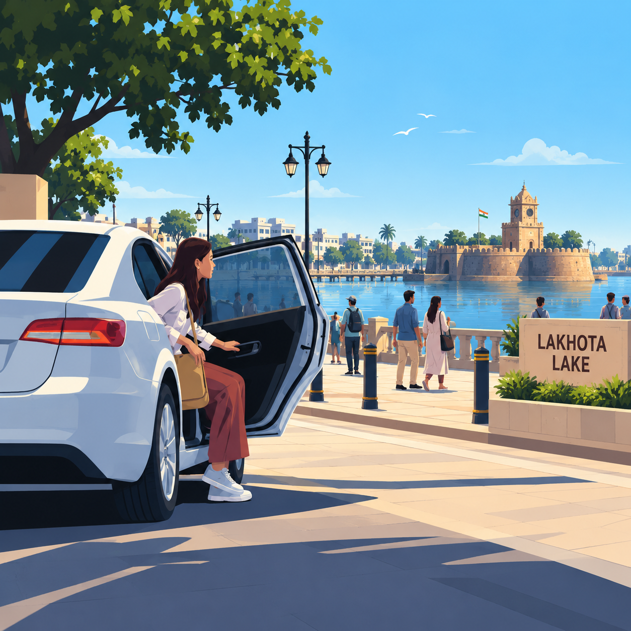 Outstation taxi service from Jamnagar to Gujarat destinations